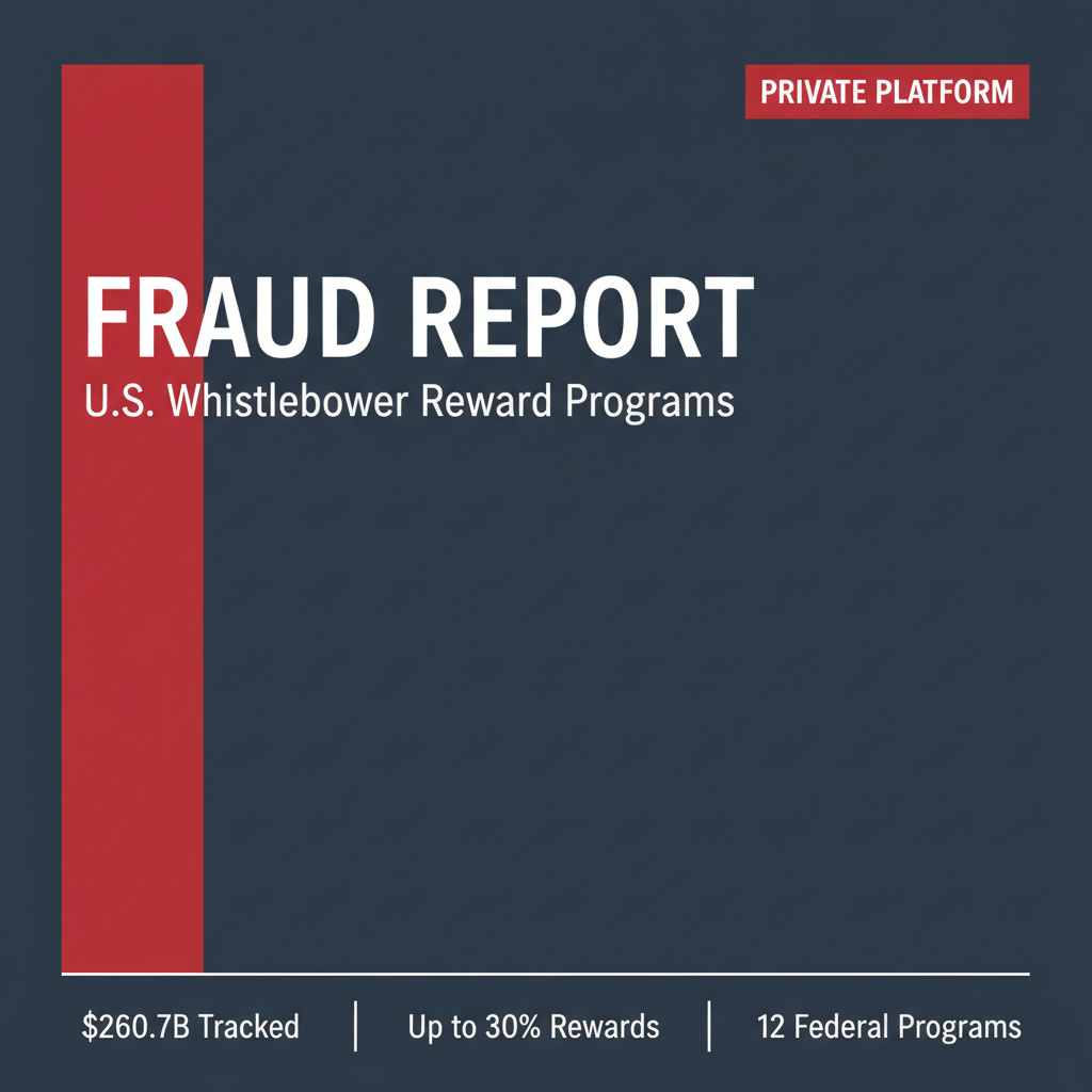 Fraud Report — Report Federal Fraud & Understand Whistleblower Rewards